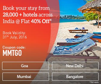 Upto 60% off + 30% Cashback on Hotel Bookings @ Makemytrip – Travel