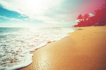 An enchanting beach in South Goa An enchanting beach in South Goa