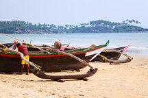 Fisherman on the beach in Goa Fisherman on the beach in Goa