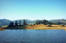 The wonderful view of the lake The wonderful view of the lake