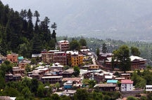 Vashist Village and view of Kulu Valley Vashist Village and view of Kulu Valley
