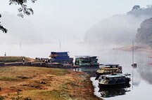 The morning landscape at the Periyar Lake The morning landscape at the Periyar Lake