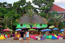 A colorful beach bar in Canggu Beach north of Seminyak A colorful beach bar in Canggu Beach north of Seminyak