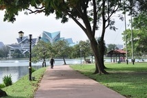 KLCC Park, a public park located near Suria KLCC KLCC Park, a public park located near Suria KLCC
