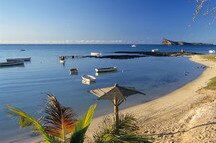 Picturesque Beach in Mauritius Picturesque Beach in Mauritius