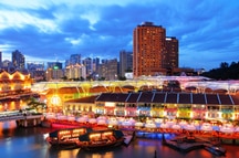 Clarke Quay, one of Singapore's top nightlife spots Clarke Quay, one of Singapore's top nightlife spots