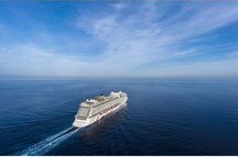 Aerial view of the Genting Dream Cruise Aerial view of the Genting Dream Cruise