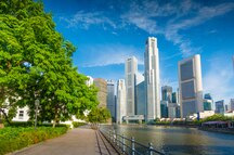 Singapore Riverside during the day Singapore Riverside during the day