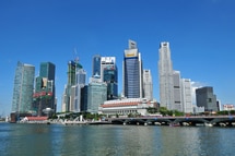 Skyline of Singapore during the day Skyline of Singapore during the day