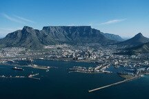 Capetown aerial view South Africa Capetown aerial view South Africa