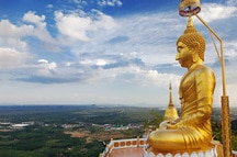 Buddha in Wat Tham Seua Tiger Cave Krabi, Thailand Buddha in Wat Tham Seua Tiger Cave Krabi, Thailand