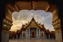 Wat Benchamabophit (The Marble Temple) in Bangkok Wat Benchamabophit (The Marble Temple) in Bangkok