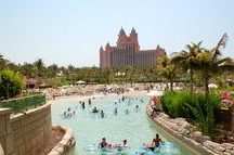 The Aquaventure waterpark of Atlantis the Palm hotel The Aquaventure waterpark of Atlantis the Palm hotel