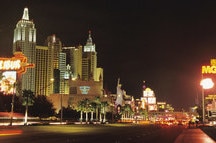 Las Vegas strip at night Las Vegas strip at night
