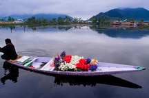 A typical Srinagar boat A typical Srinagar boat