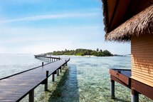 Wooden Jetty at the Adaaran Select Hudhuranfushi Wooden Jetty at the Adaaran Select Hudhuranfushi